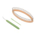 thumbnail image 2 of Sock Knitting Machine, DIY Knitting Machine Socks Leg Warmers  Crochet Ring Yarn Needle Knit Tools Knitting Loom Sock Loom with Crochet Hook and Needle for Sock Hat Scarf, 2 of 7