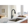 thumbnail image 7 of Peerless P7971lf-1.0 Ezra 1.0 GPM Single Hole Pull Down Kitchen Faucet - Black, 7 of 7