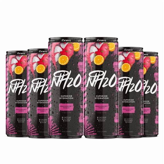 NH2O Dragonberry Punch Hydration, Superior Hydration, 0 Sugar, 0 Caffeine, 0 Alcohol, 6 Pack, 12 fl oz