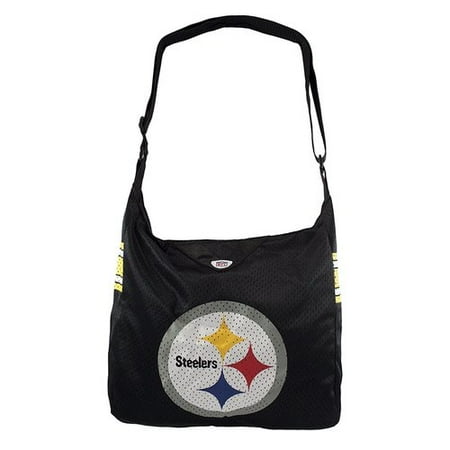 Nfl Team Fabric - NFL Pittsburgh Steelers Team Jersey Tote Bag Cross Fabric Bag Teal Black