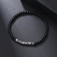 thumbnail image 4 of Pulsera de cuentas de ónix hechas a mano de 4 mm y 5 estilos para hombre, pulsera de lujo con piedra del emperador, sencilla, para hombre, joyería para hombre, 4 of 5
