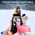 thumbnail image 5 of Winter Waterproof Ski Snow Warm Gloves for Women Men, Windproof Cold Weather Thermal with Touchscreen Fingers, for Running Driving Cycling Hiking Biking Outdoor Sports Daily Work, 5 of 6