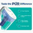 thumbnail image 3 of PUR PLUS 11 Cup Water Pitcher with Lead Reducing Filter, W 9.6" x H 10.1" x L 4.5", Blue, PPT111WA, 3 of 10
