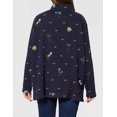 thumbnail image 4 of Joules Women's Half Zip Sweatshirt, Casual Floral Funnel Neck Long Sleeve, 4/Small, 4 of 7