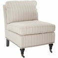 thumbnail image 3 of Safavieh Randy Transitional Upholstered Slipper Chair w/ Casters, 3 of 4