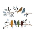 thumbnail image 3 of veasfak 2 Pieces Birds Metal Wall Art Decor Decorative for Centerpiece Backyard Home A, 3 of 7