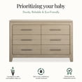 thumbnail image 2 of Evolur Oakley Double Dresser, Sienna, 2 of 6