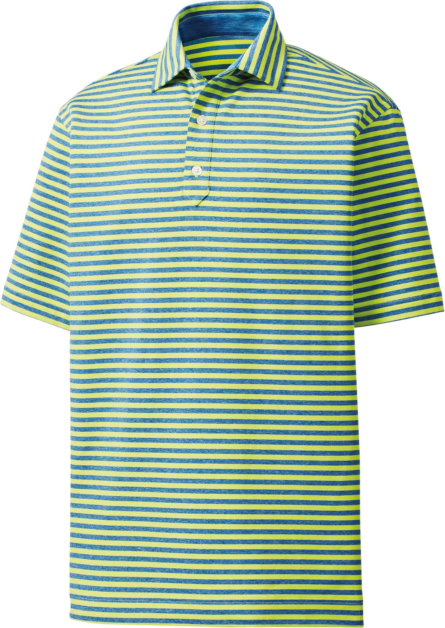 Footjoy Men's Heather Lisle Stripe Golf Polo - Walmart.com - Walmart.com