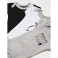 thumbnail image 4 of Hudson Baby Short Sleeve Bodysuits, 5-Pack, Newborn- 24 Months, 4 of 5