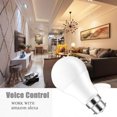 thumbnail image 3 of Smart LED Bulb Intelligent WiFi Light Bulb RGB+W Dimmable Light Bulb Dimmable Light Smartphone App/Voice Control - B22, 3 of 9
