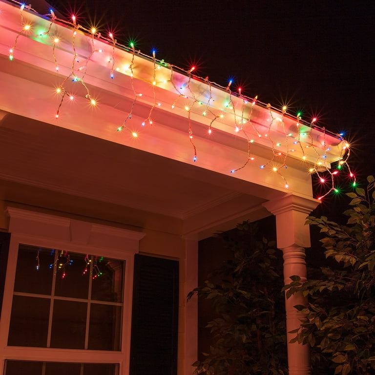 Multi color icicle lights online