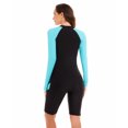 thumbnail image 2 of Mono deportivo traje de surf de manga larga traje de baño de mujer traje de baño boxer traje de buceo traje de baño Oni flor, 2 of 5