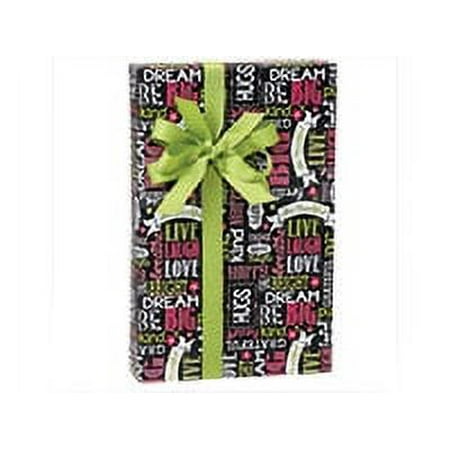 Chalkboard Wishes Birthday / Special Occasion Gift Wrap Wrapping Paper-16ft
