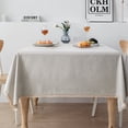 thumbnail image 6 of Lace tablecloth, rectangular farmhouse tablecloth decorated with woven tablecloth-grey, 6 of 6