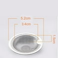 thumbnail image 2 of Juego de 2 coladores pequeños de acero inoxidable para fregadero, ideales para fregaderos de cocina, lavabos, duchas y bañeras. Disponibles en tres tamaños (pequeños) (S), 2 of 6