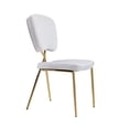 thumbnail image 4 of Chic Home Cris Velvet Upholstered Dining Chair (Set of 2), Silver, 4 of 5