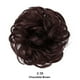 thumbnail image 1 of Zhuge Moño desordenado ondulado y rizado para mujer, moño con banda elástica, coleta elástica para mujer, marrón chocolate, 1 of 3