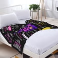 thumbnail image 5 of 1 pc Blanket Gift for Daughter 80"x60", Best Birthday Christmas Valentine's Day Present for Girls Women, You are the Best Daughter, Fashion Bright Design, 4 Colors Black Pink Blue Purple, 5 of 6