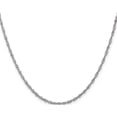 thumbnail image 3 of 14K White Gold Jbsp's 1.6mm Singapore Chain (18 X 1.6) Made In Italy 515-18, 3 of 5