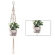thumbnail image 3 of Yuarrent Cestas colgantes 100 hechas a mano, soporte para plantas, macramé, colgador de plantas, maceta para colgar en la pared interior, soporte para Jardín y Patio No.32 Yuarrent HA001777-32, 3 of 6