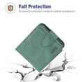 thumbnail image 2 of Allytech Case for Samsung Galaxy Z Flip 4 2022, Z Flip 4 Case with Card Holder Premium PU Leather Flip Wallet Shockproof Case for Samsung Z Flip 4, Green, 2 of 6