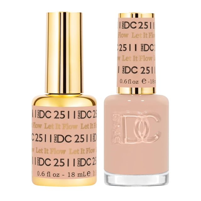 Set de esmaltes en gel DND DC Free Spirit Let It Flow, 15 ml