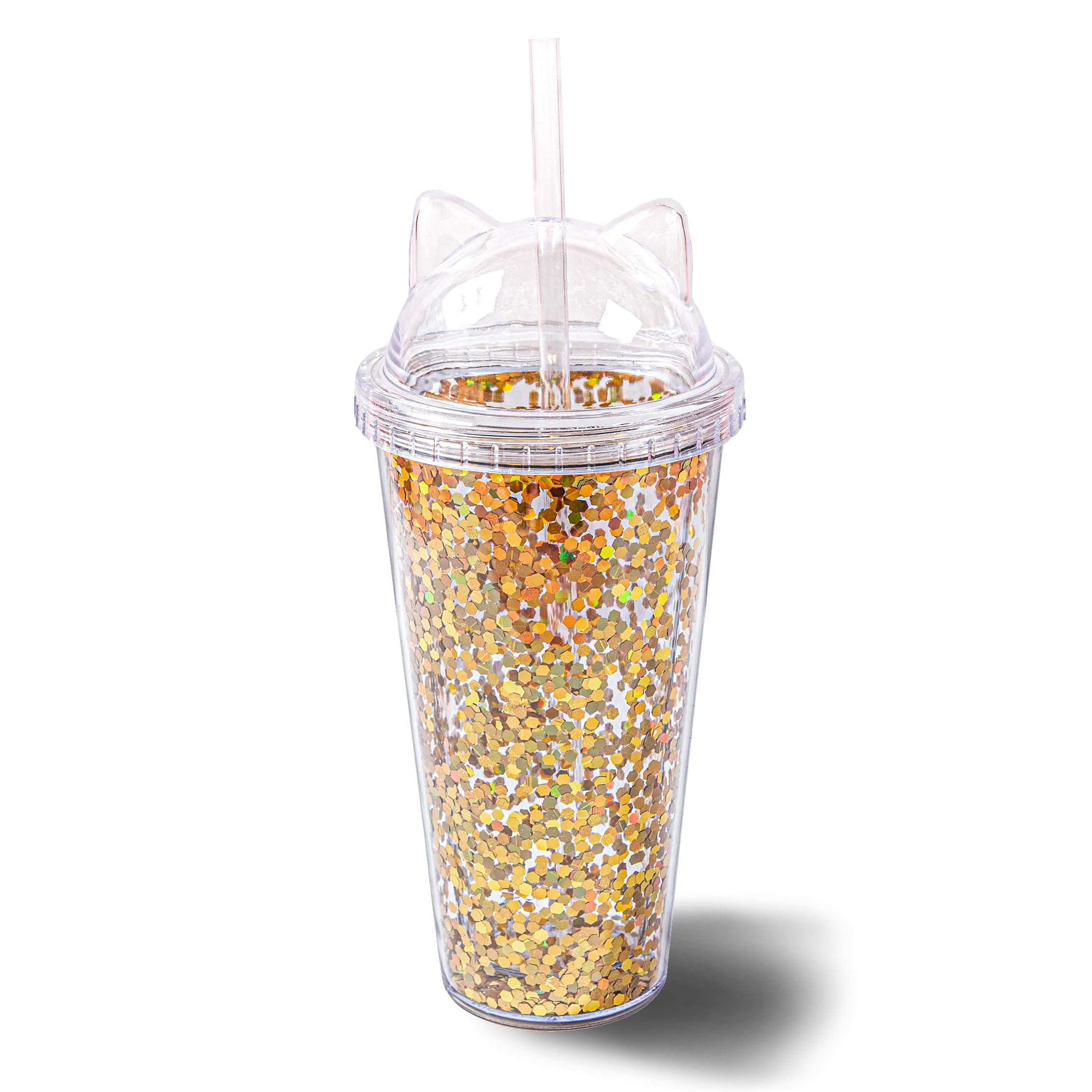 Stainless Steel Cold Dome 18oz, Cold Cup With Straw