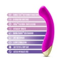 thumbnail image 2 of Aria Bangin' AF Rechargeable Silicone G-Spot Vibrator Purple, 2 of 3
