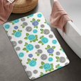 thumbnail image 2 of Pioneer Flower Floral Print Pattern Bathroom Rugs Mat, Non Slip Microfiber Bathroom Rug with Rubber Backing, Soft Mats for Bathroom Floor Tub Shower, 20"x32", 2 of 5