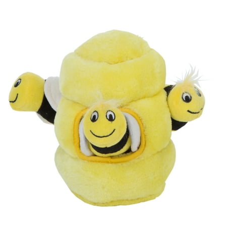 UPC: 0700603310109 | Outward Hound Hide A Bee Plush Dog Toy Puzzle  Yellow  One-Size
