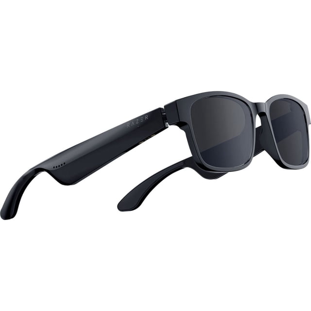Razer - Anzu Smart Glasses Paquete de Montura Rectangular con Filtro de Luz Azul y Lentes Polarizadas - Negro