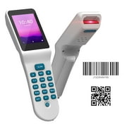 Handheld Android 7.1 POS PDA Terminal 2D 1D Barcode Scanner Support 2G/3G/4G/WiFi BT Communication 1GB+8GB Storage with 2.4 Inch Screen with SDK Support Secondary Development for Supermarket