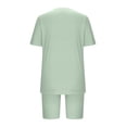 thumbnail image 5 of ZJXFGS Comfort Colors Tshirt And Shorts Sets Womens Sets 2 Piece Short Sets for Women Womens Sets 2 Piece Outfits Green 3XL, 5 of 6