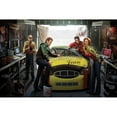 thumbnail image 3 of Consani, Chris 14x11 Black Modern Framed Museum Art Print Titled - Eternal Speedway, 3 of 5