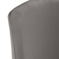 thumbnail image 6 of Weston Home Aurthur Upholstered Dining Chairs, Set of 2, Grey Velvet, Brushed Gold Legs, 6 of 10