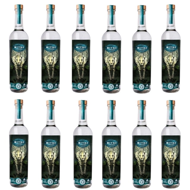 Pack de 12 Mezcal Mitre Origen Artesanal Joven 700 ml
