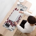 thumbnail image 3 of Long Mouse Pads for Desk,Red and Gray Floral Pattern Desk Mats on Top Of Desks, Desk Mouse Pad Extra Large with 3mm Non-Slip Base and Stitched Edge for Gaming,Office,Work,Home 31.5"x11.8", 3 of 6