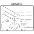 thumbnail image 2 of Wall Silent Clock Movement Quartz Movement Hands Repair Parts Replacement Tool, 2 of 6