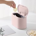 thumbnail image 6 of BCZHQQ Mini Trash Can with Lid-Removable Small Garbage Can,Pop Up Countertop Wastebasket,Counter Garbage Lint Bin for Bathroom,Office,Kitchen,Desk,Coffee Table,Summer Savings Clearance, 6 of 6