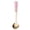 Pink, variant on LIERTOUR Stainless Steel Flower Spoon Elegant Ceramic Handle Mixing Spoons for Coffee Tea Dessert Sugar Home Kitchen Office Use Stylish Floral Pattern Stirring Tool Gift Pink