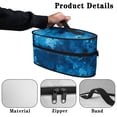 thumbnail image 5 of HELLHERO Camouflage Pattern Design Dustproof Travel Iron Organizer 11.8x6.69x5.5 Inches Polyester, Case Only, 5 of 6