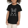 thumbnail image 4 of Byoo Little Girls Easter T Shirt Bunny Printed Short-Sleeved Breathable Child Tee Shirt Active Summer Top， 7-8 Years, 4 of 4