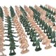 thumbnail image 2 of EchoBliss 100 Piezas Juguete Soldados Modelo Arena Mesa Juegos Personas Figuras Juego Niños Guerra Juego, 2 of 6