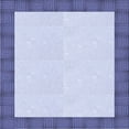 thumbnail image 1 of Ahgly Company Indoor Square Patterned Heavenly Blue Area Rugs, 5' Square, 1 of 6