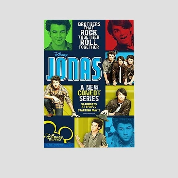 Jonas Brothers Poster Retro Style - Size 24''x36'' - Postora