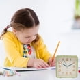 thumbnail image 6 of RFUGUG Bright & Fun Kids' Alarm Clock, Simple Desk Clock for Children - Green, Non-Ticking, Easy-to-Use, Early Learning Aid - Ideal for Bedrooms & Dorms, 6 of 7