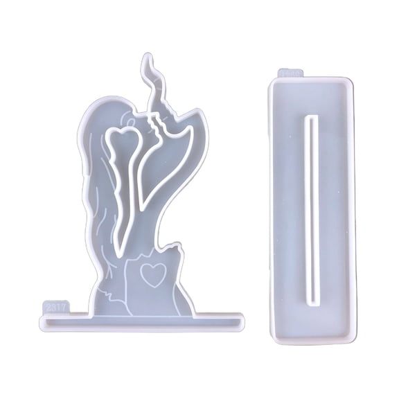 Necvior Eternal Love Resin Mold Ornament Epoxy Resin DIY Table Romantic Decorations