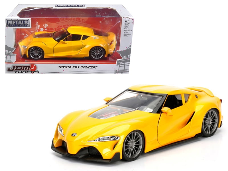 Jada Toyota FT-1 Concept Yellow JDM Tuners 1/24 Diecast Model Car