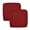 Red, variant on Waterproof Patio Seat Cushion Covers Set of 2 Washable Replacement Slipcovers, Outdoor Furniture Chair Pillow Covers with Ties for Sectional Sofa Wicker Garden Deep Seat Cushions 24x24 Inch