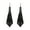 Black, variant on Mightlink 1 Pair Women Hook Earrings Shiny Sequin Anti-allergy Tassel Lightweight Ear Decoration Jewelry Prom Cocktail Party Hanging Earrings Dangle Earrings